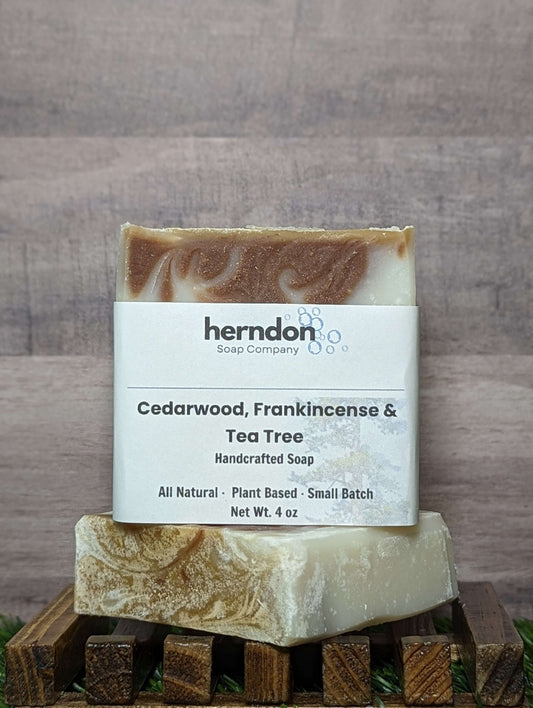 Cedarwood, Frankincense & Tea Tree Soap