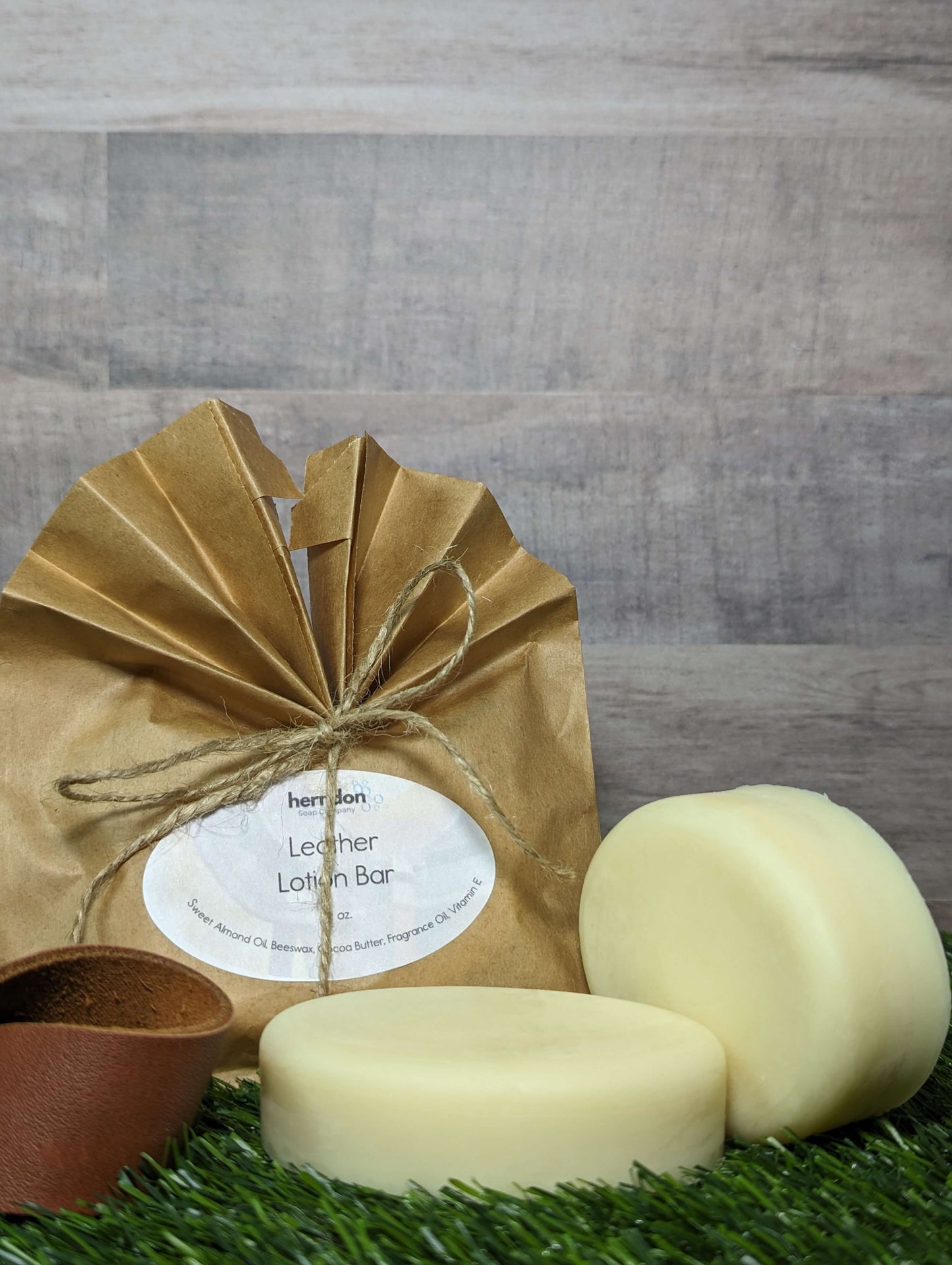 Leather Lotion Bar (Vegan)